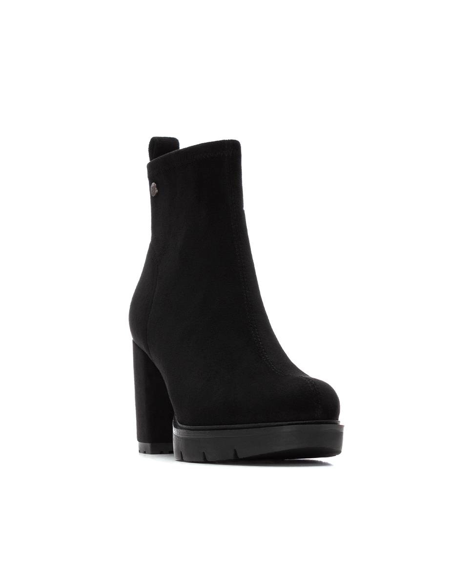 Botines de mujer con tacón - Xti - Negro Negro-3