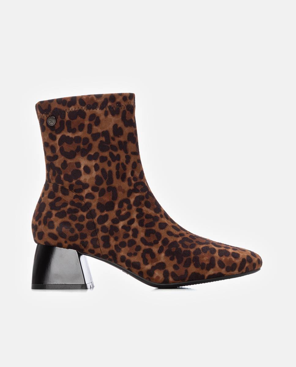Botines básicos de mujer con cremallera - Xti - Estampado Estampado-1