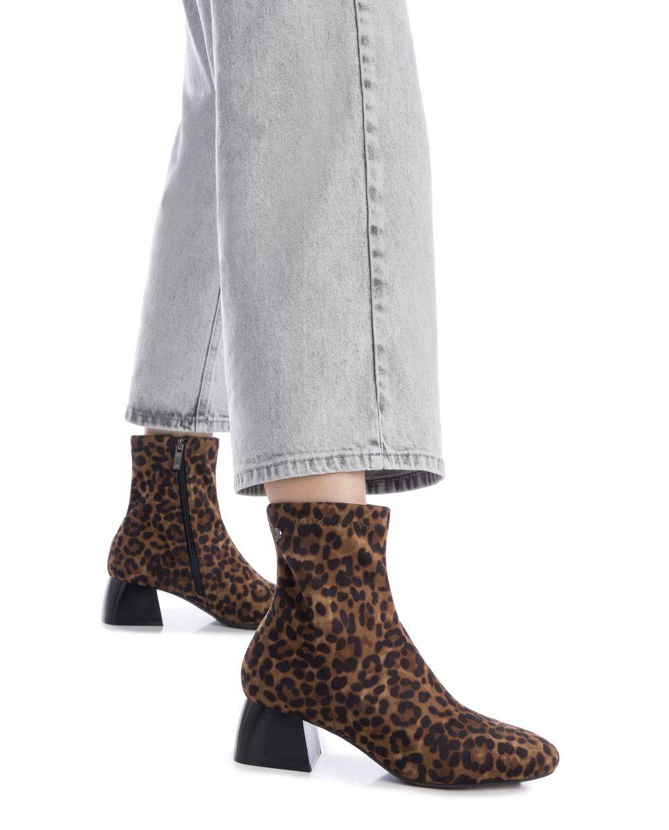 Botines básicos de mujer con cremallera - Xti - Estampado Estampado-2