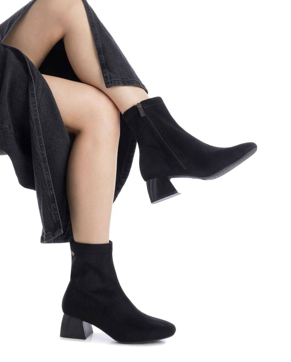 Botines básicos de mujer con cremallera - Xti - Negro Negro-2