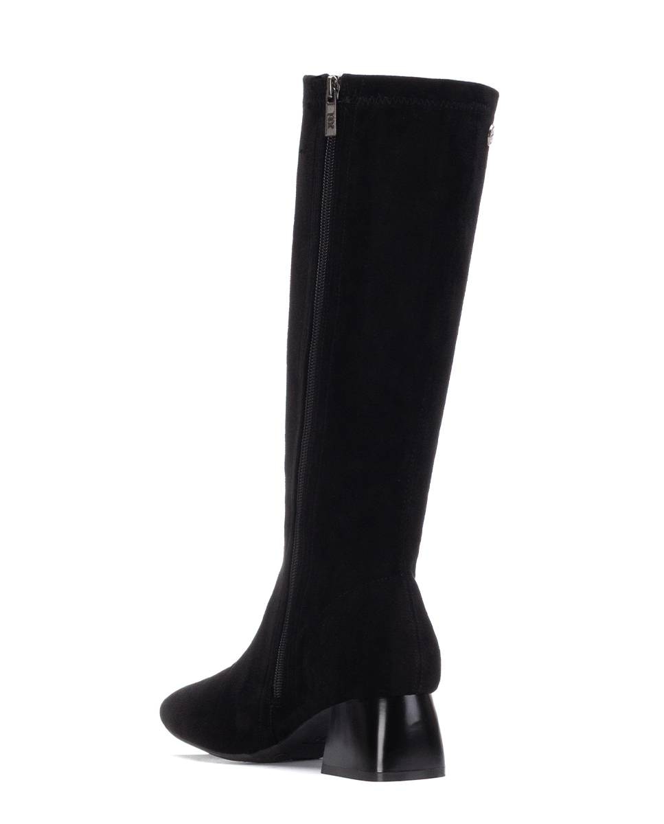 Botas básicas de mujer con cremallera - Xti - Negro Negro-3