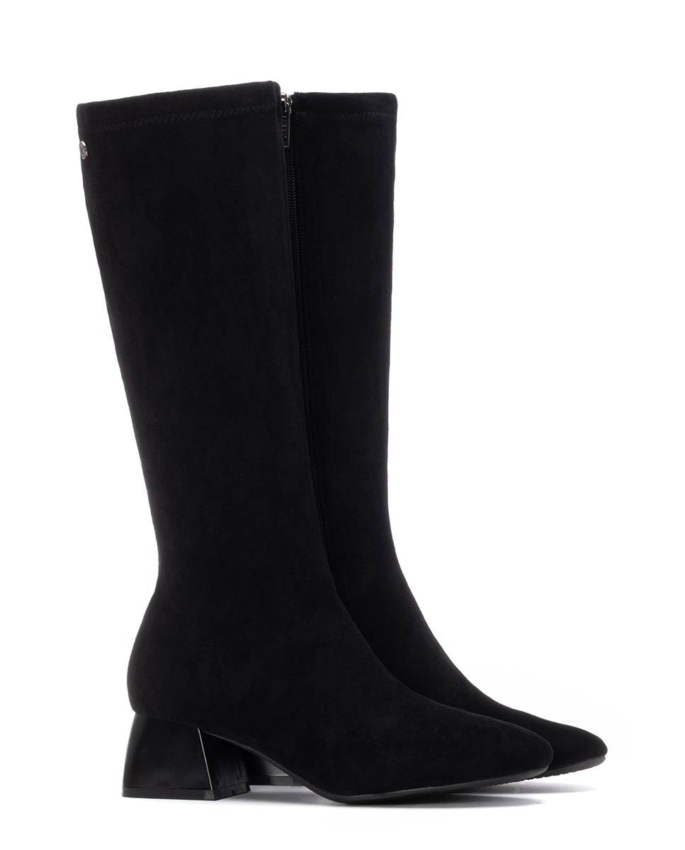 Botas básicas de mujer con cremallera - Xti - Negro Negro-5
