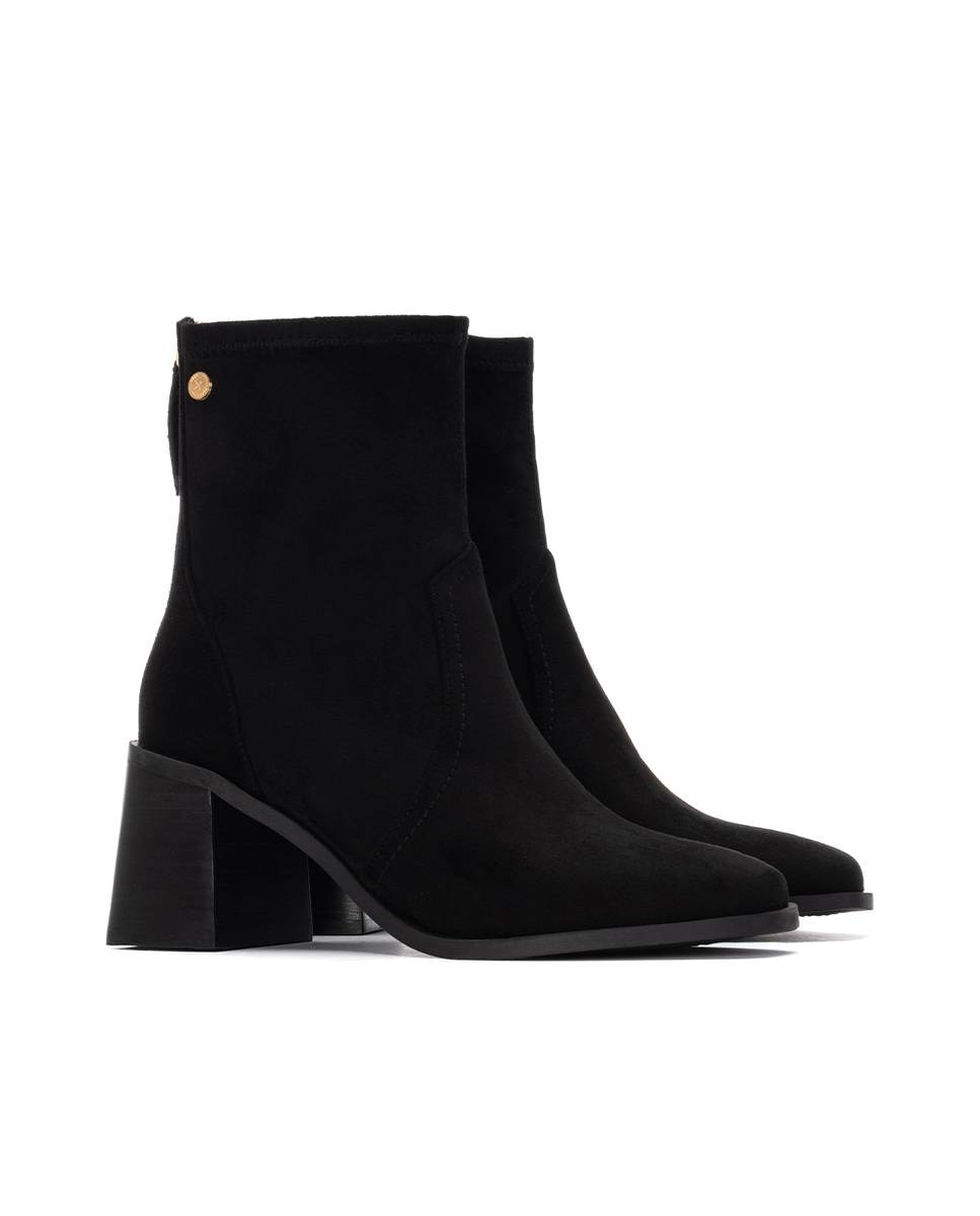 Botines de mujer con cremallera - Xti - Negro Negro-4