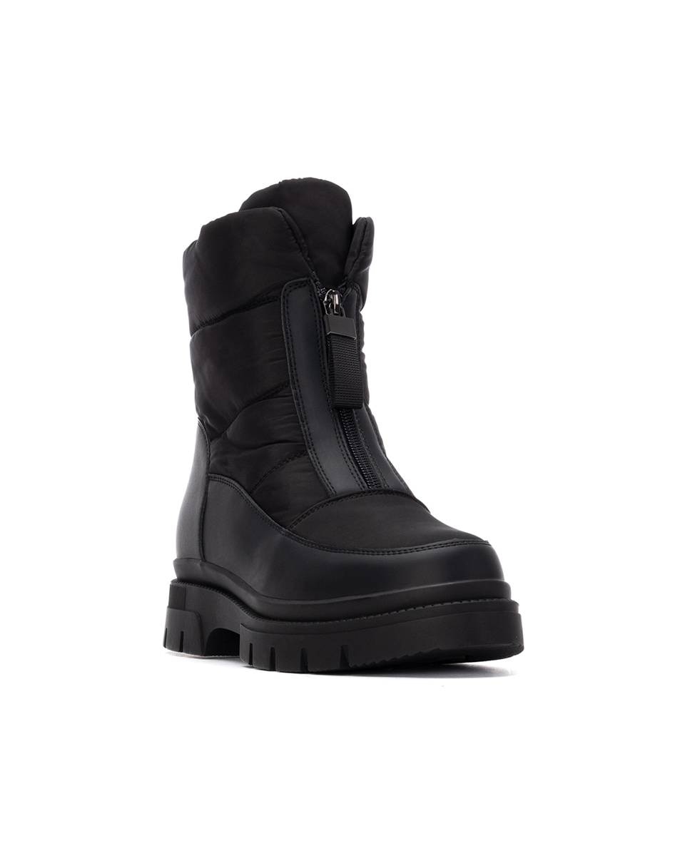 Botines de mujer con cremallera acolchados - Xti - Negro Negro-3
