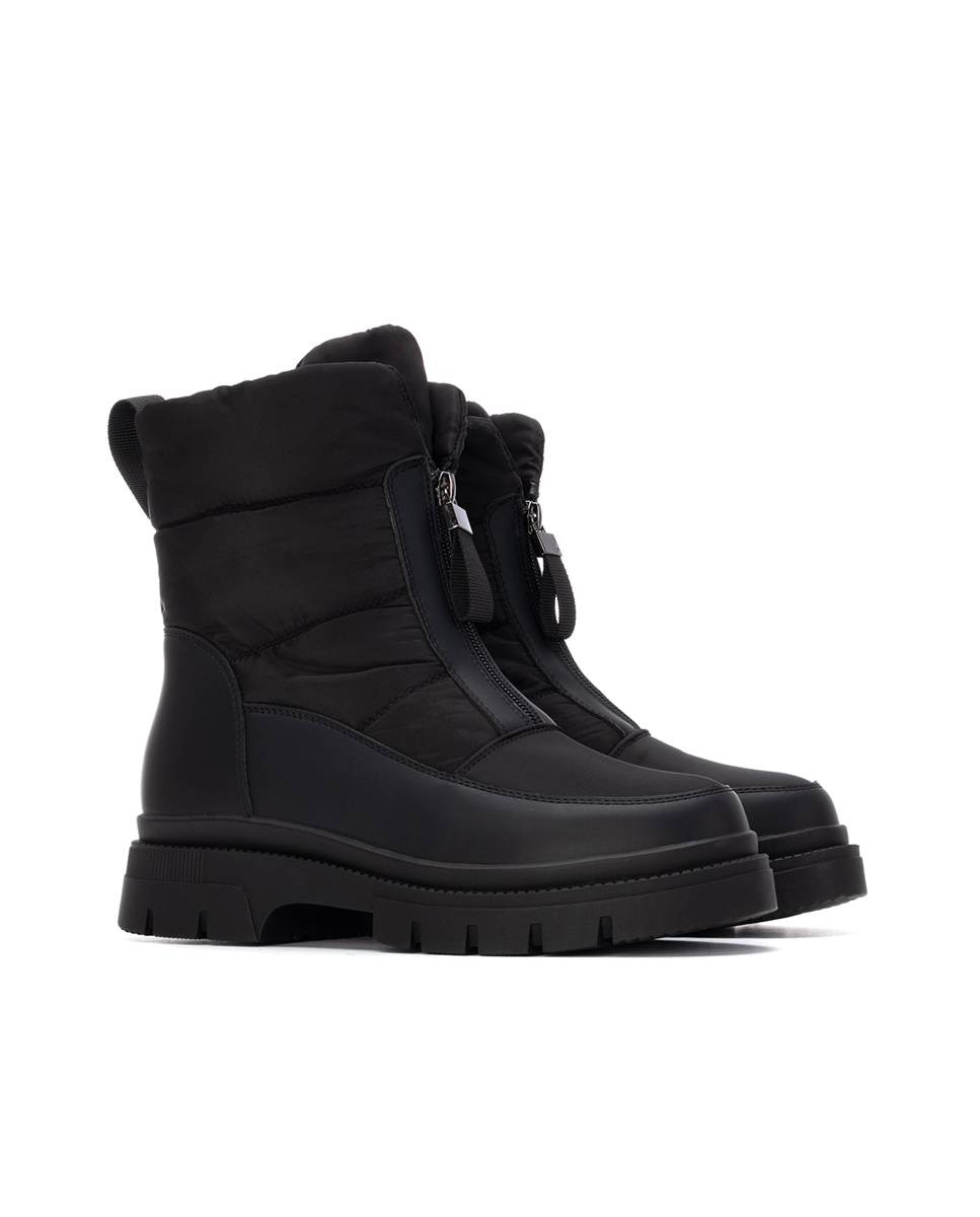 Botines de mujer con cremallera acolchados - Xti - Negro Negro-5
