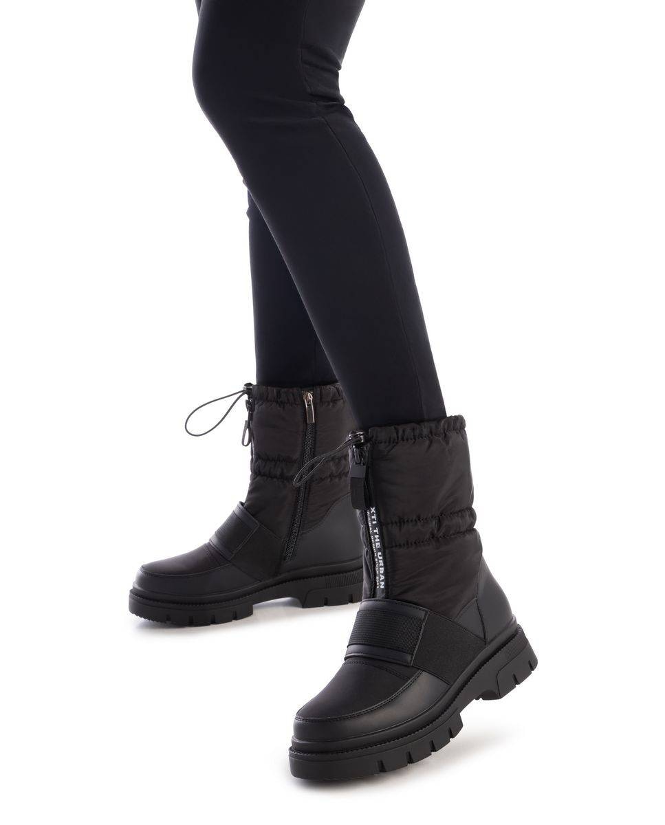 Botines de mujer acolchados - Xti - Negro Negro-2