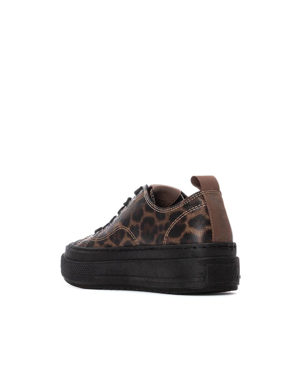 Zapatilla de mujer con cordones - Refresh - Estampado Estampado-4