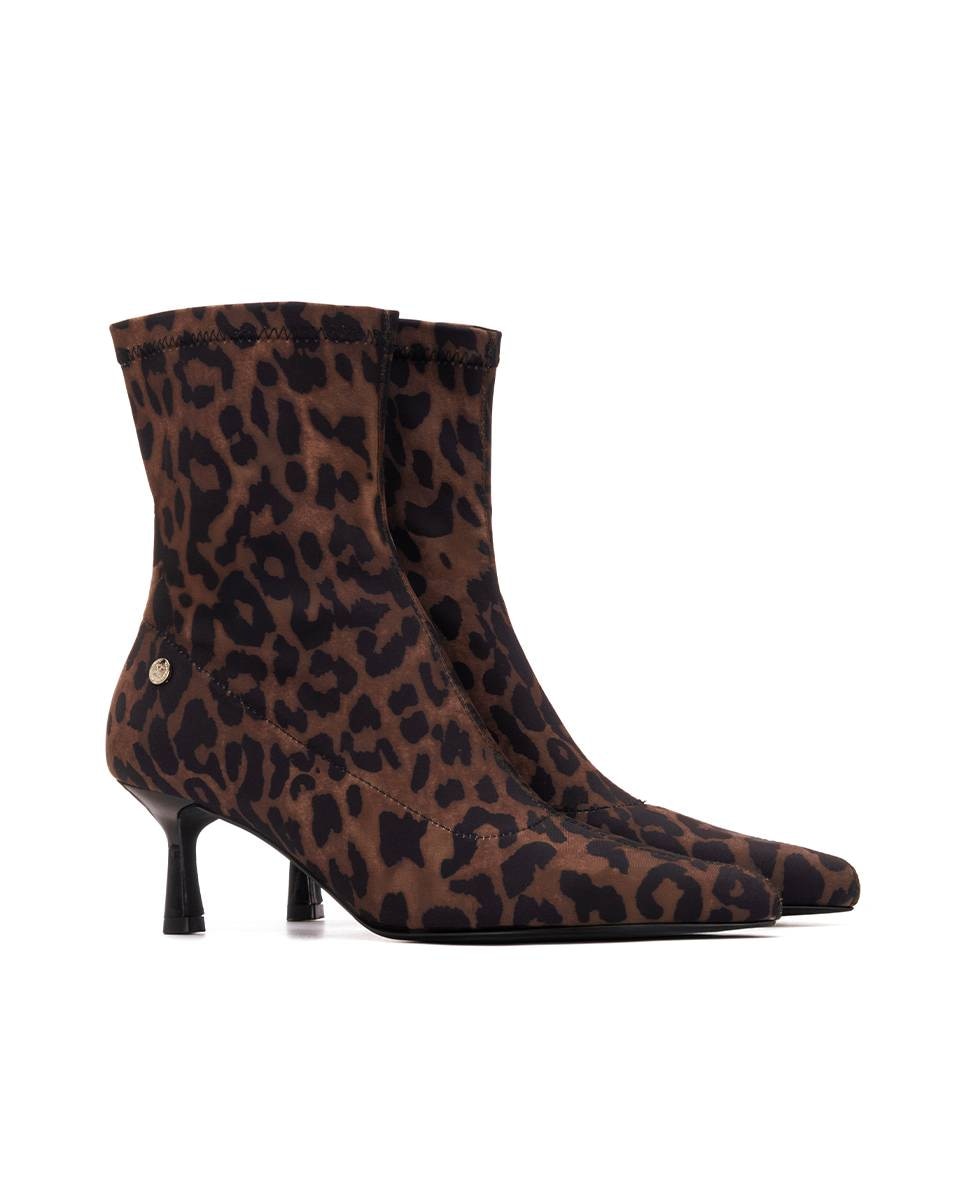 Botines de mujer con cremallera - Xti - Estampado Estampado-5