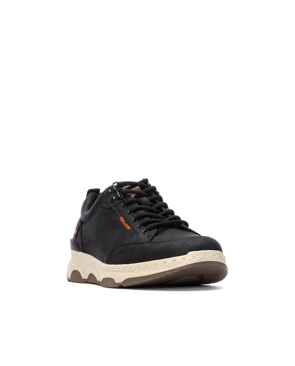 Zapatilla de hombre con cordones - Refresh - Negro Negro-3