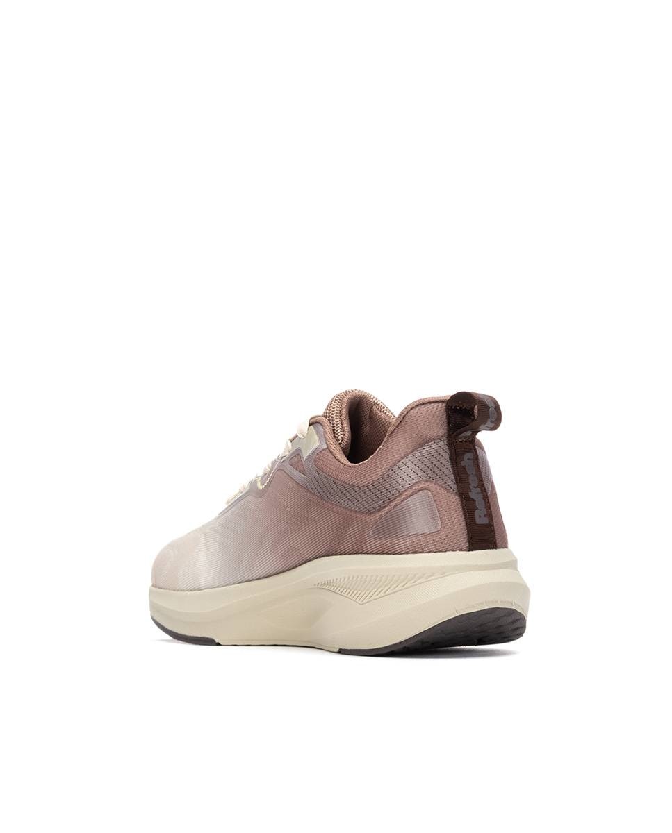 Zapatilla de mujer con cordones - Refresh - Beige Beige-4