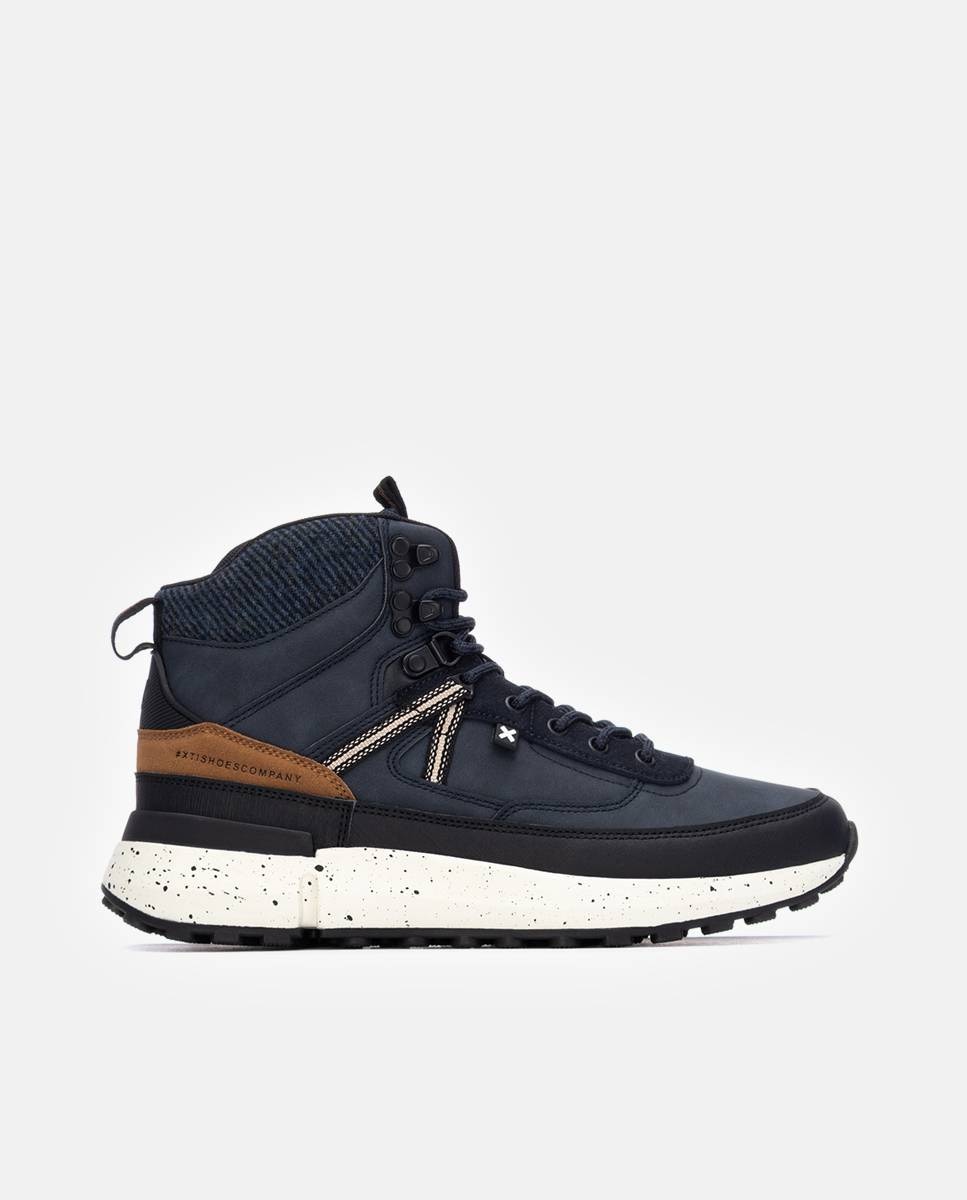 Imagen 1 de Botín de hombre con cordones Azul