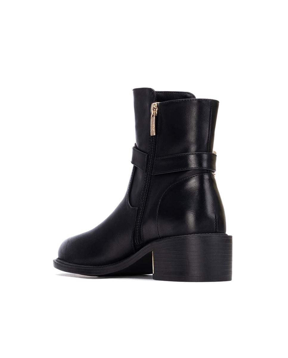 Botines básicos de mujer con cremallera - Xti - Negro Negro-4