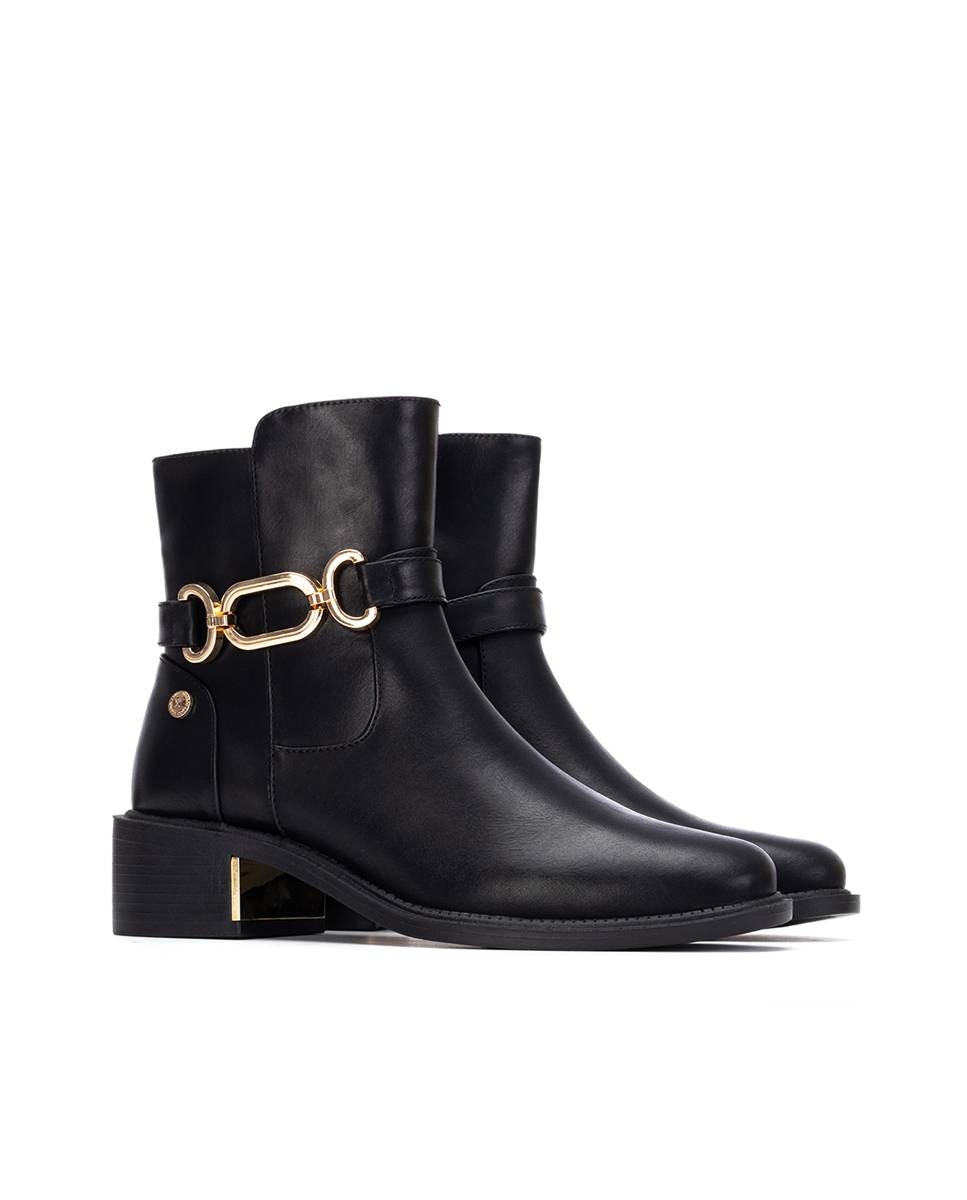 Botines básicos de mujer con cremallera - Xti - Negro Negro-5