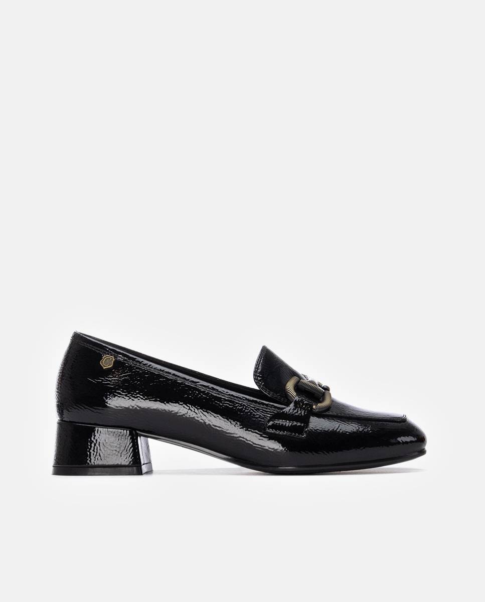 Imagen 0 de Mocasín de mujer de piel Negro