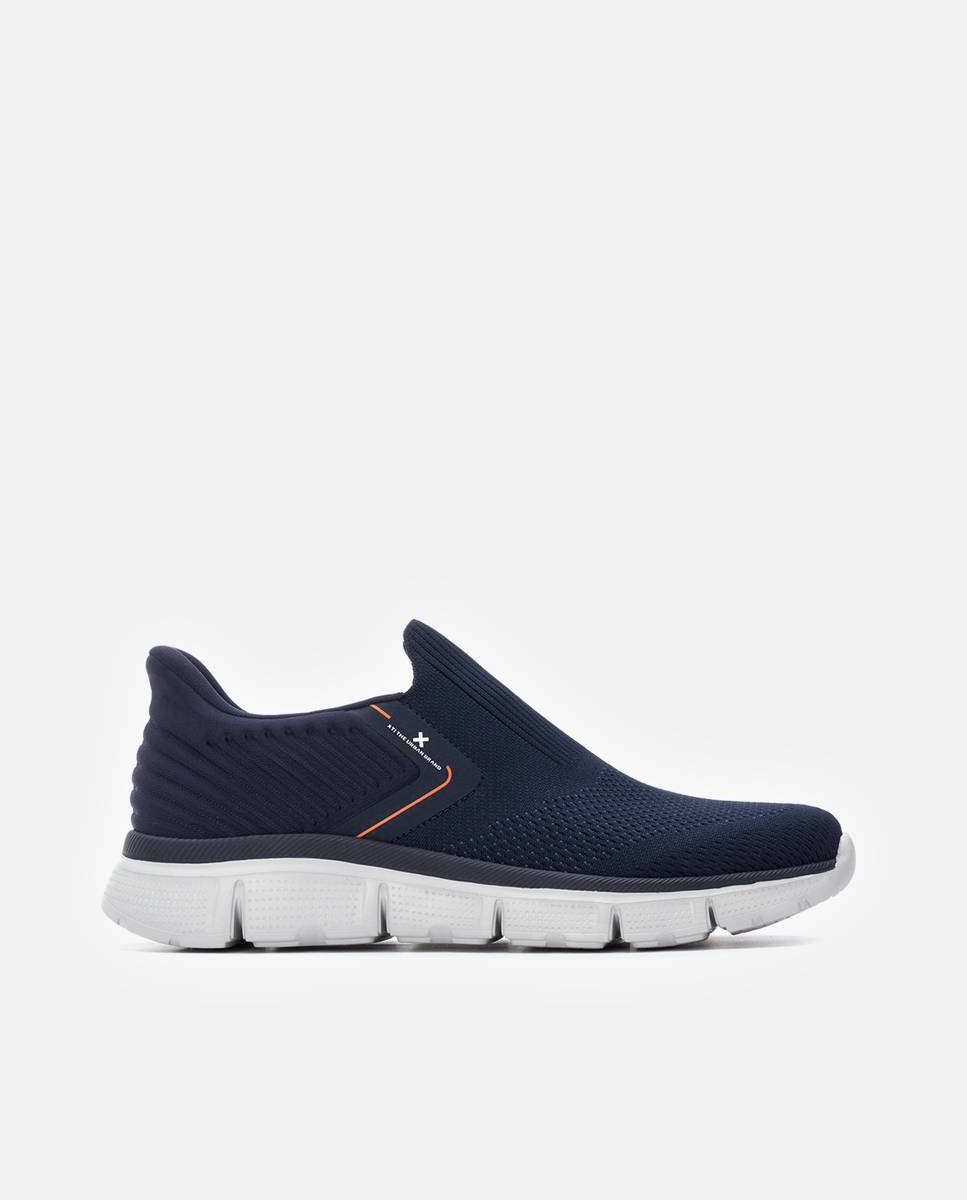 Imagen 0 de Zapatilla de hombre elástica sin cordones Azul