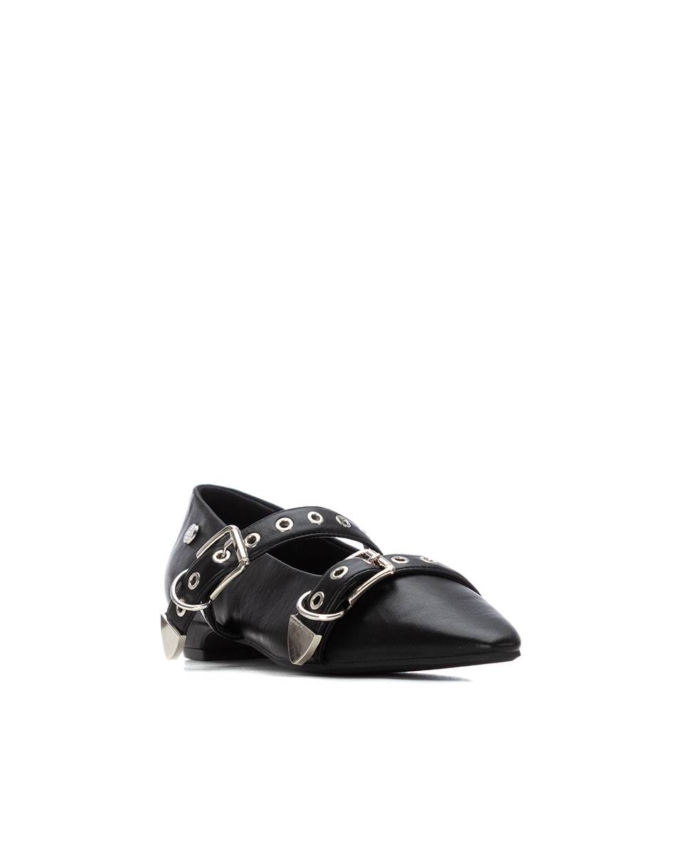 Bailarina con hebillas de mujer - Xti - Negro Negro-3