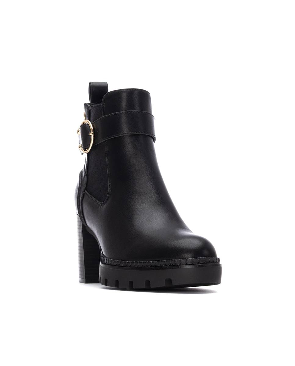 Botines de mujer con tacón - Xti - Negro Negro-3