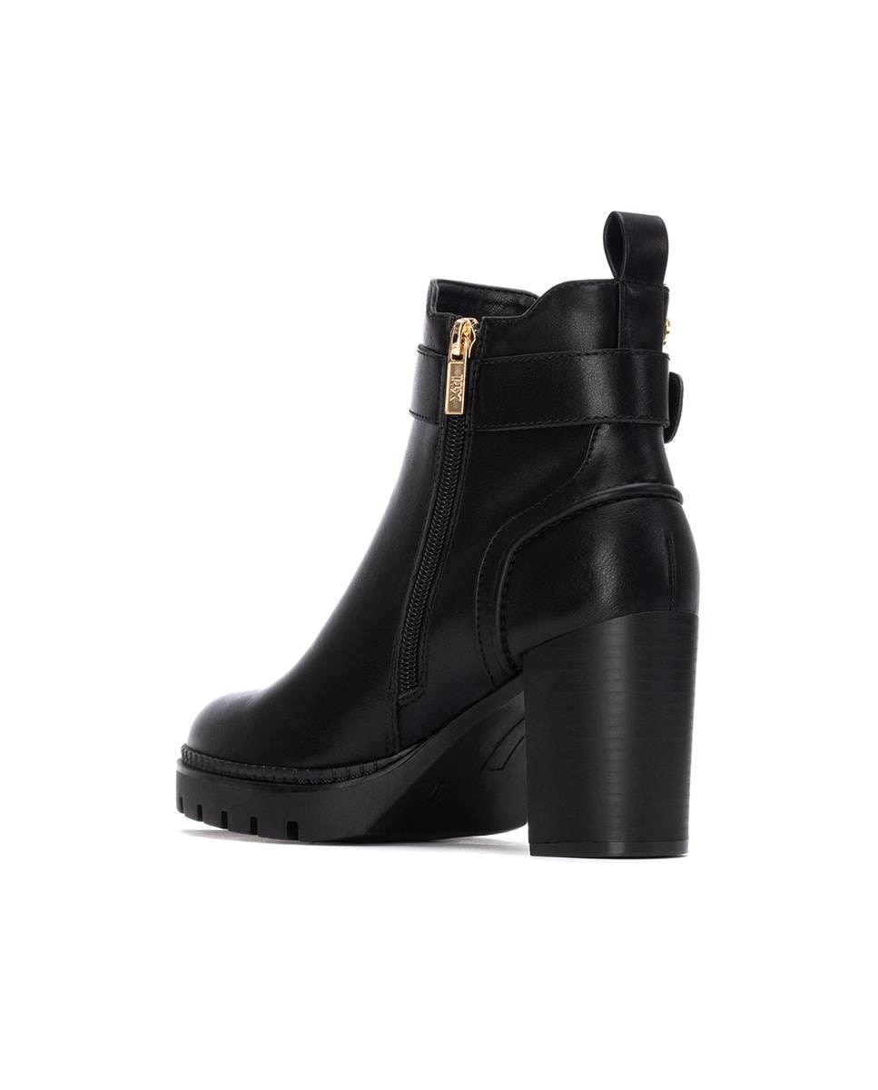 Botines de mujer con tacón - Xti - Negro Negro-2