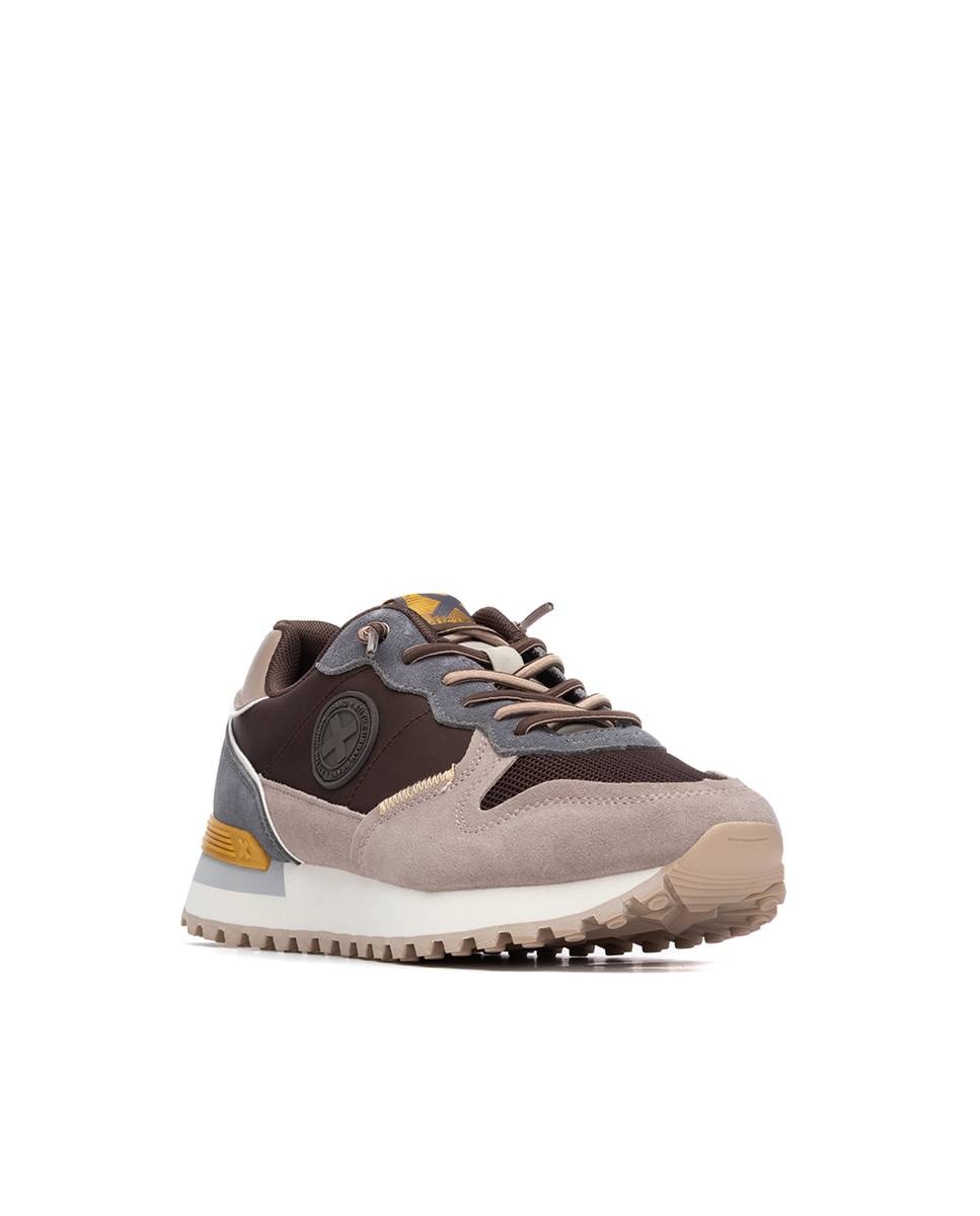 Imagen 3 de Zapatilla de hombre con cordones - Xti - Marrón Marrón