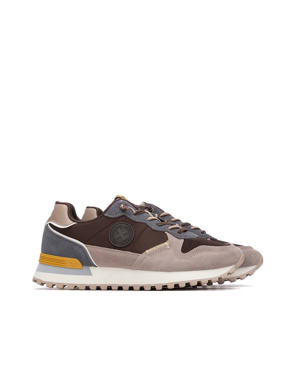 Imagen 4 de Zapatilla de hombre con cordones - Xti - Marrón Marrón