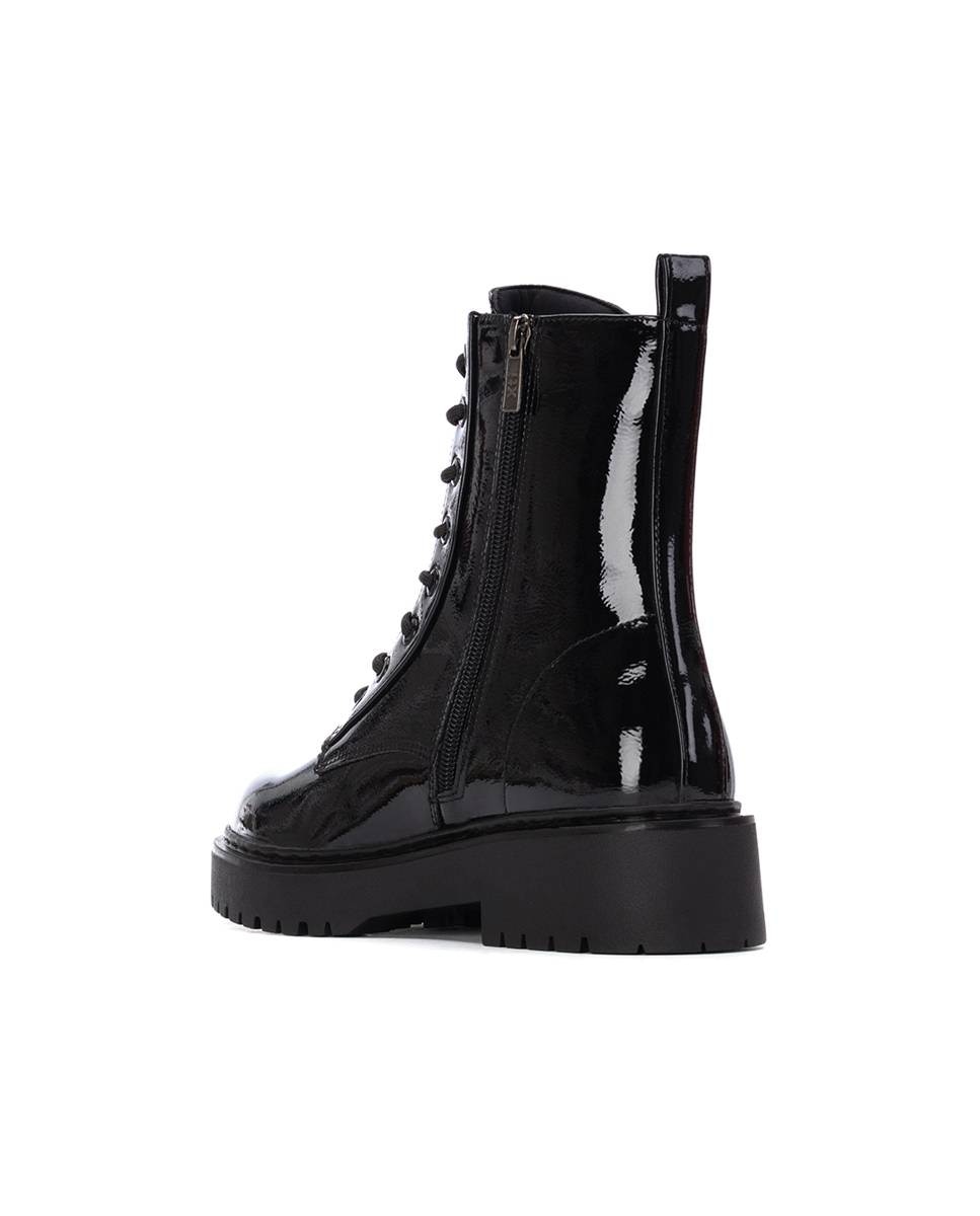 Botines militares de mujer con cremallera - Xti - Negro Negro-2
