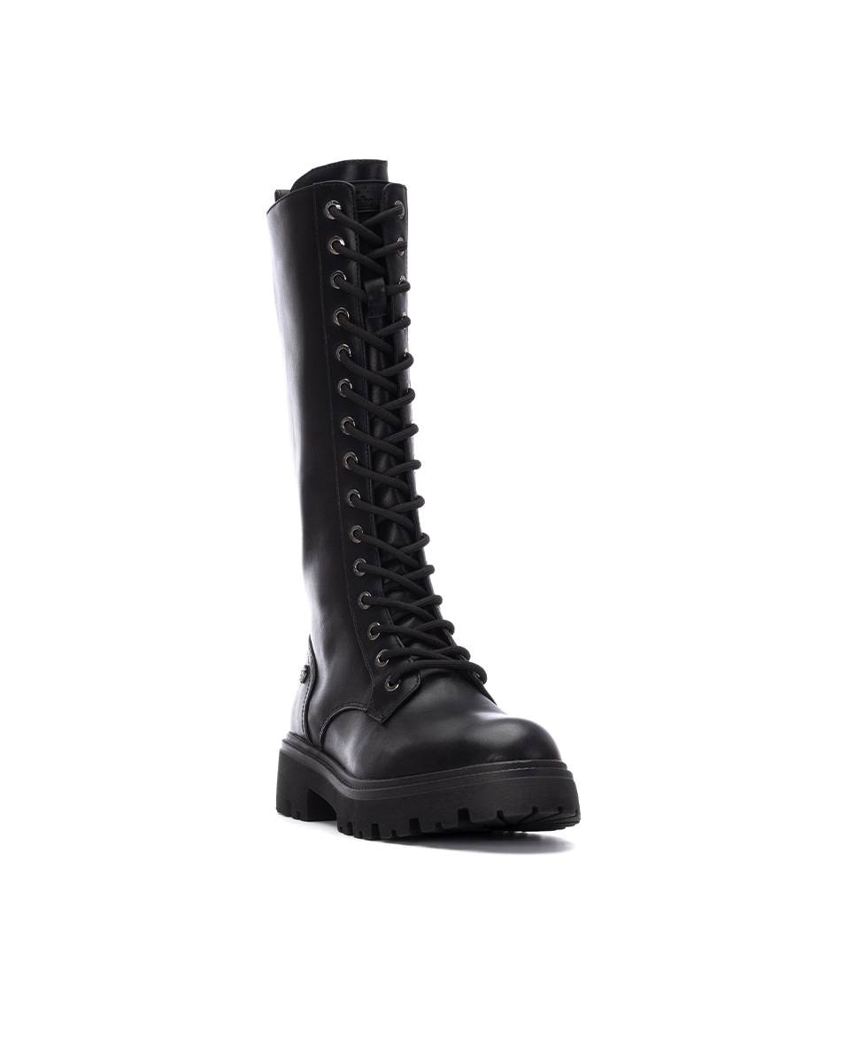 Bota de mujer con cremallera - Xti - Negro Negro-3