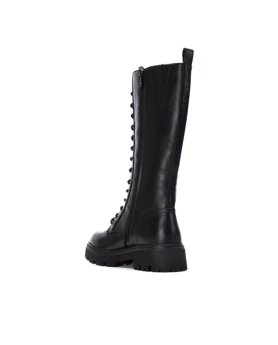Bota de mujer con cremallera - Xti - Negro Negro-4