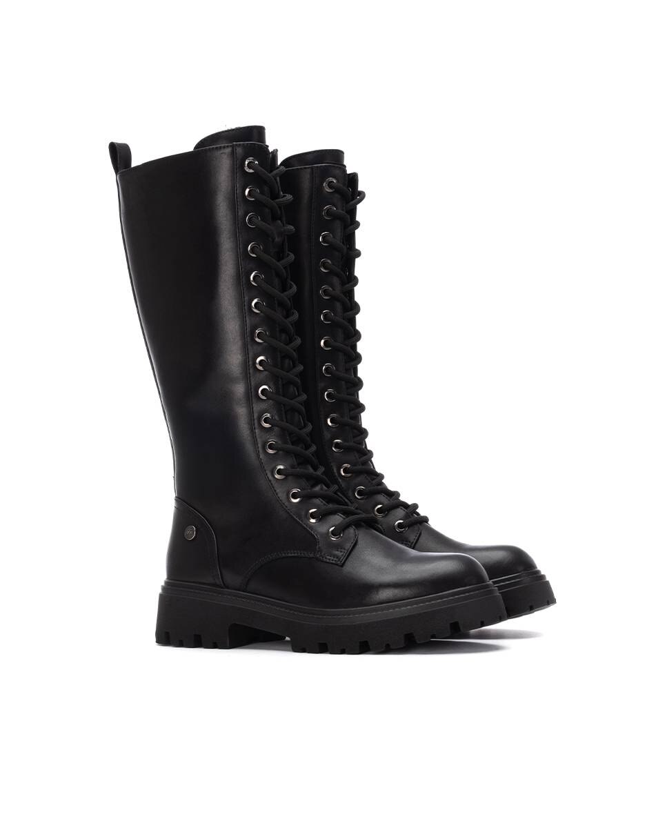 Bota de mujer con cremallera - Xti - Negro Negro-5