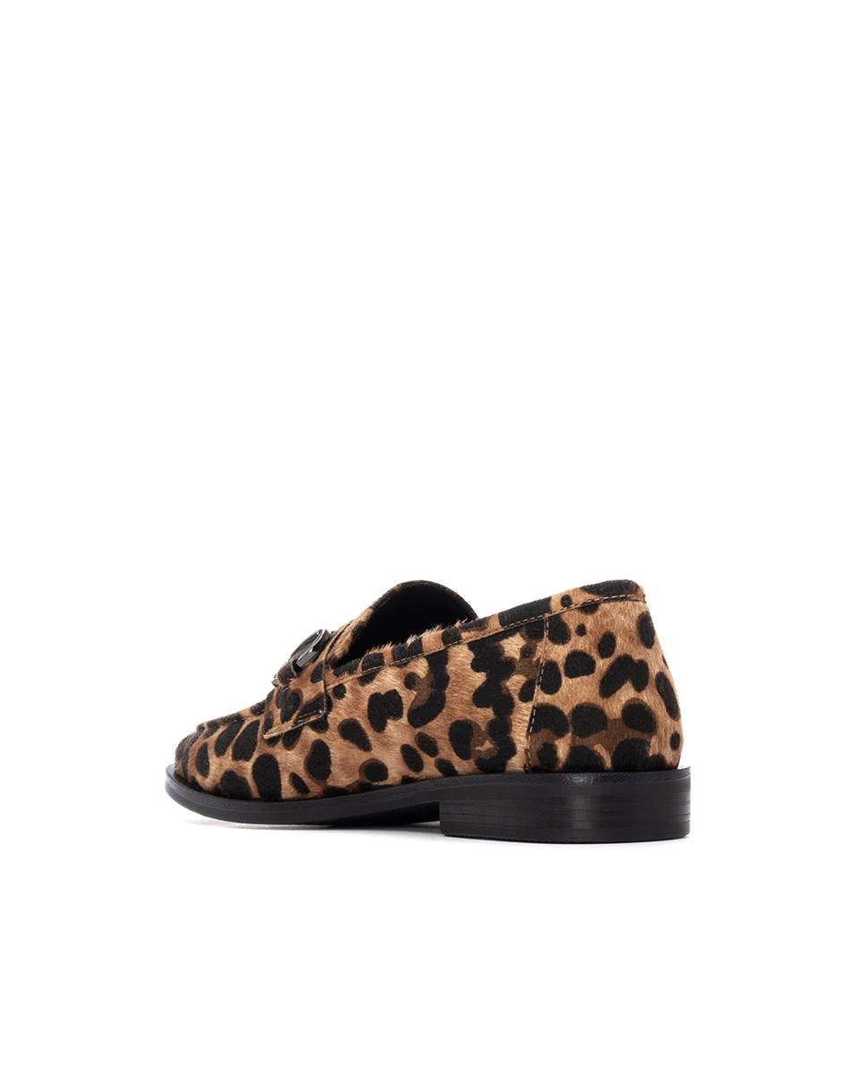 Mocasín de mujer de piel - Carmela - Estampado Estampado-4