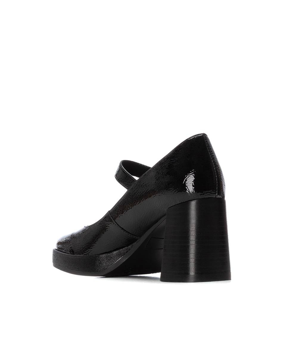 Zapato de mujer con hebilla - Carmela - Negro Negro-4