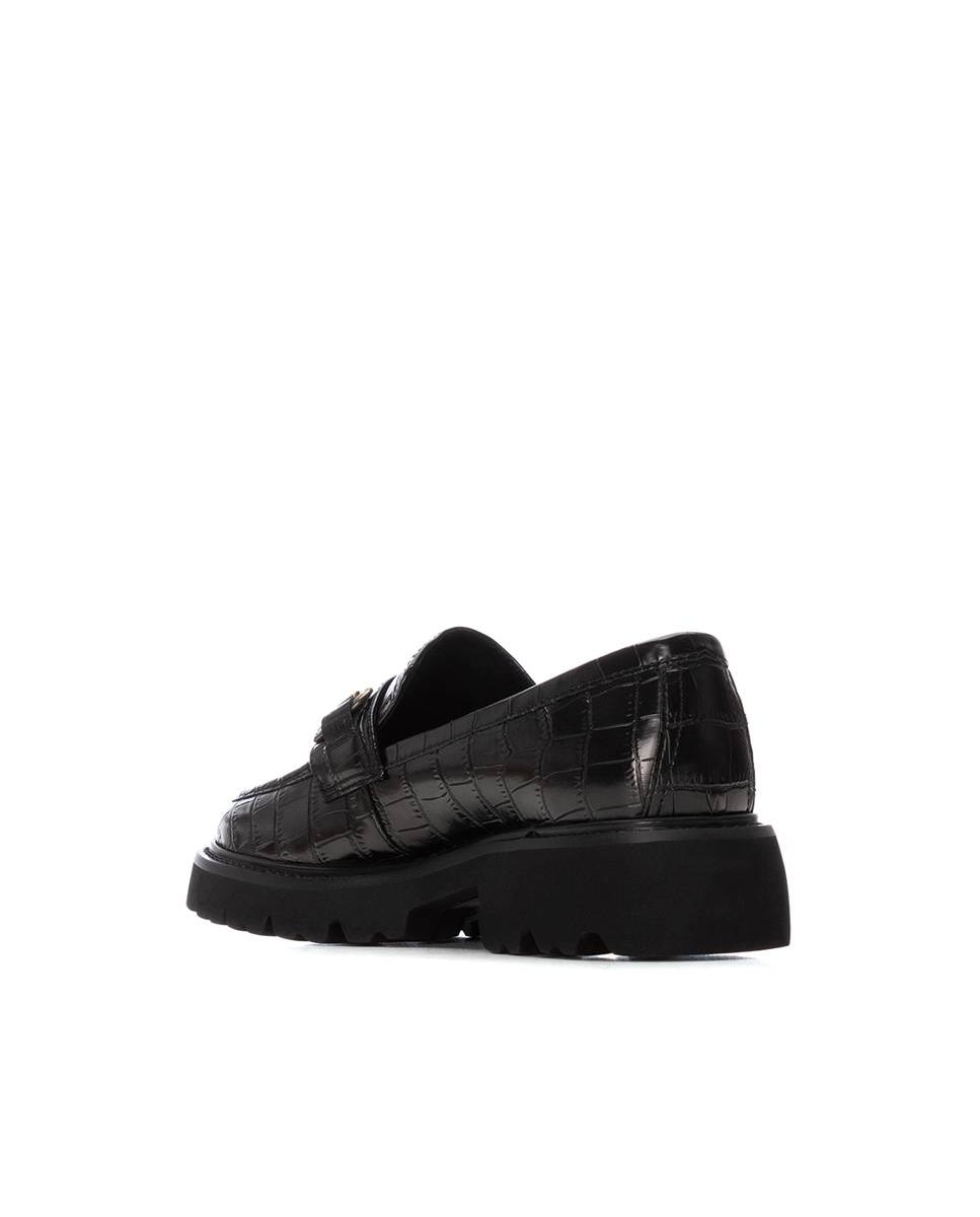Mocasines de mujer planos con hebilla decorativa - Carmela - Negro Negro-4