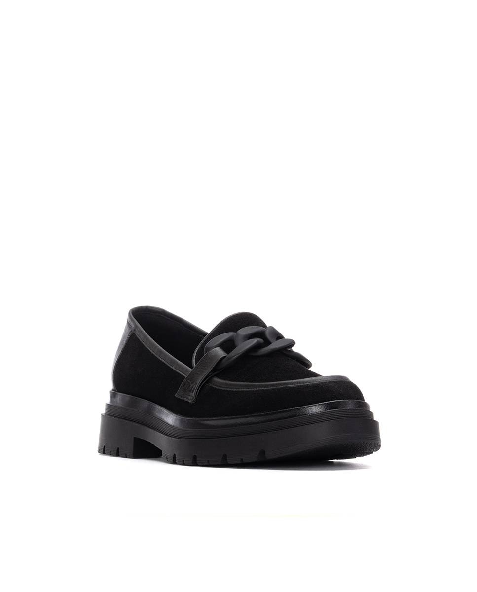 Mocasín de mujer plano - Refresh - Negro Negro-3