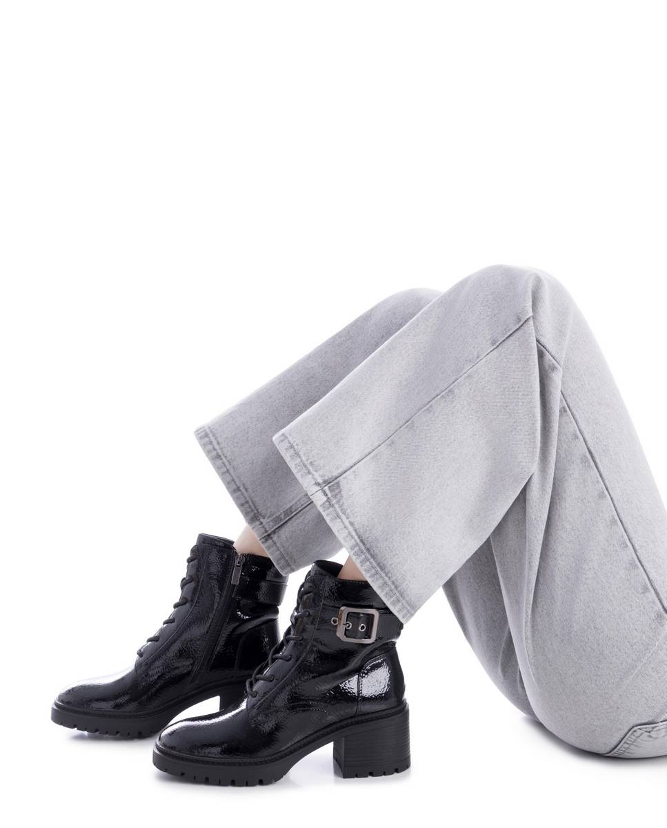 Botines básicos de mujer con cremallera - Xti - Negro Negro-3