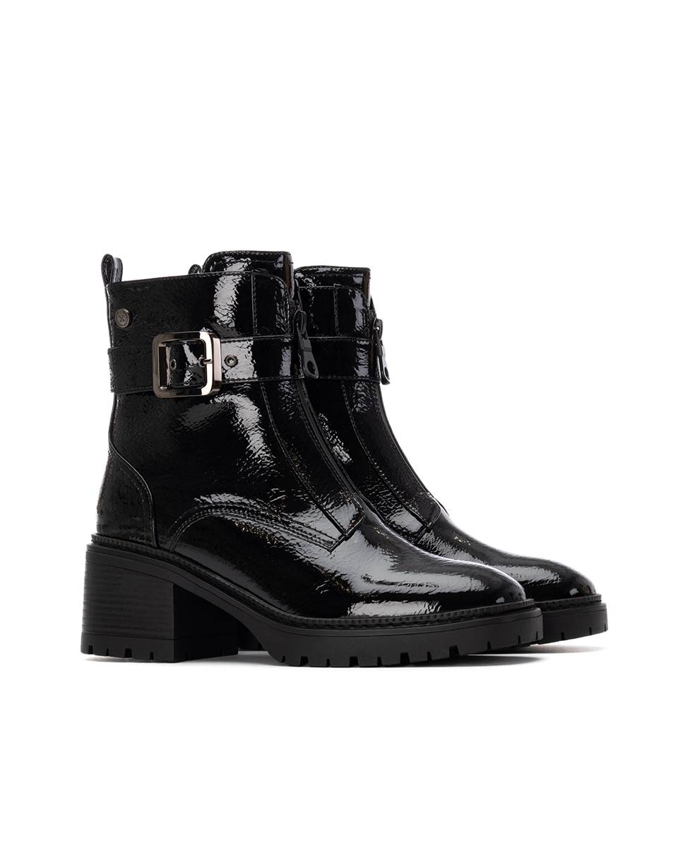 Botines básicos de mujer con cremallera - Xti - Negro Negro-5