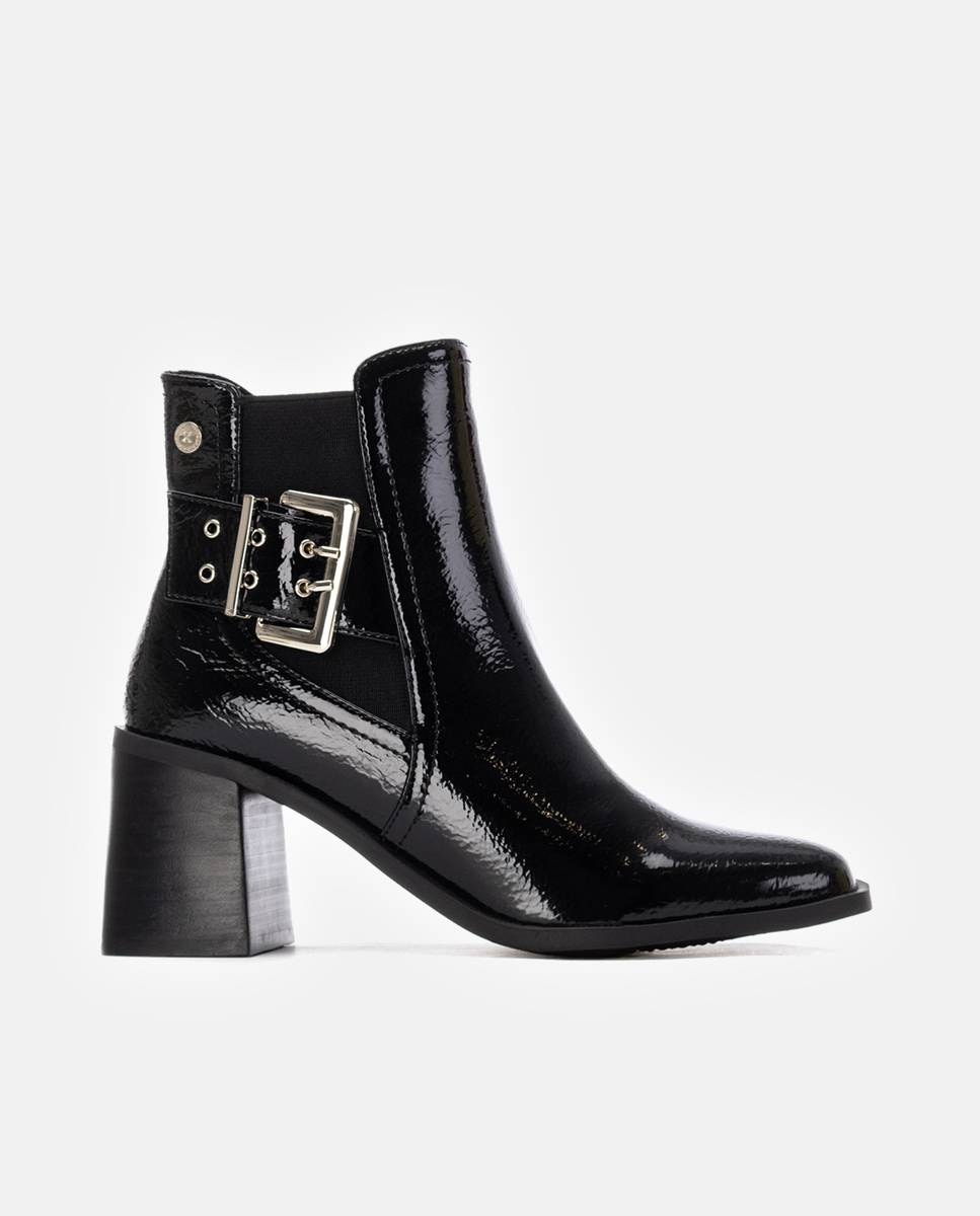 Botines básicos de mujer con cremallera - Xti - Negro Negro-1