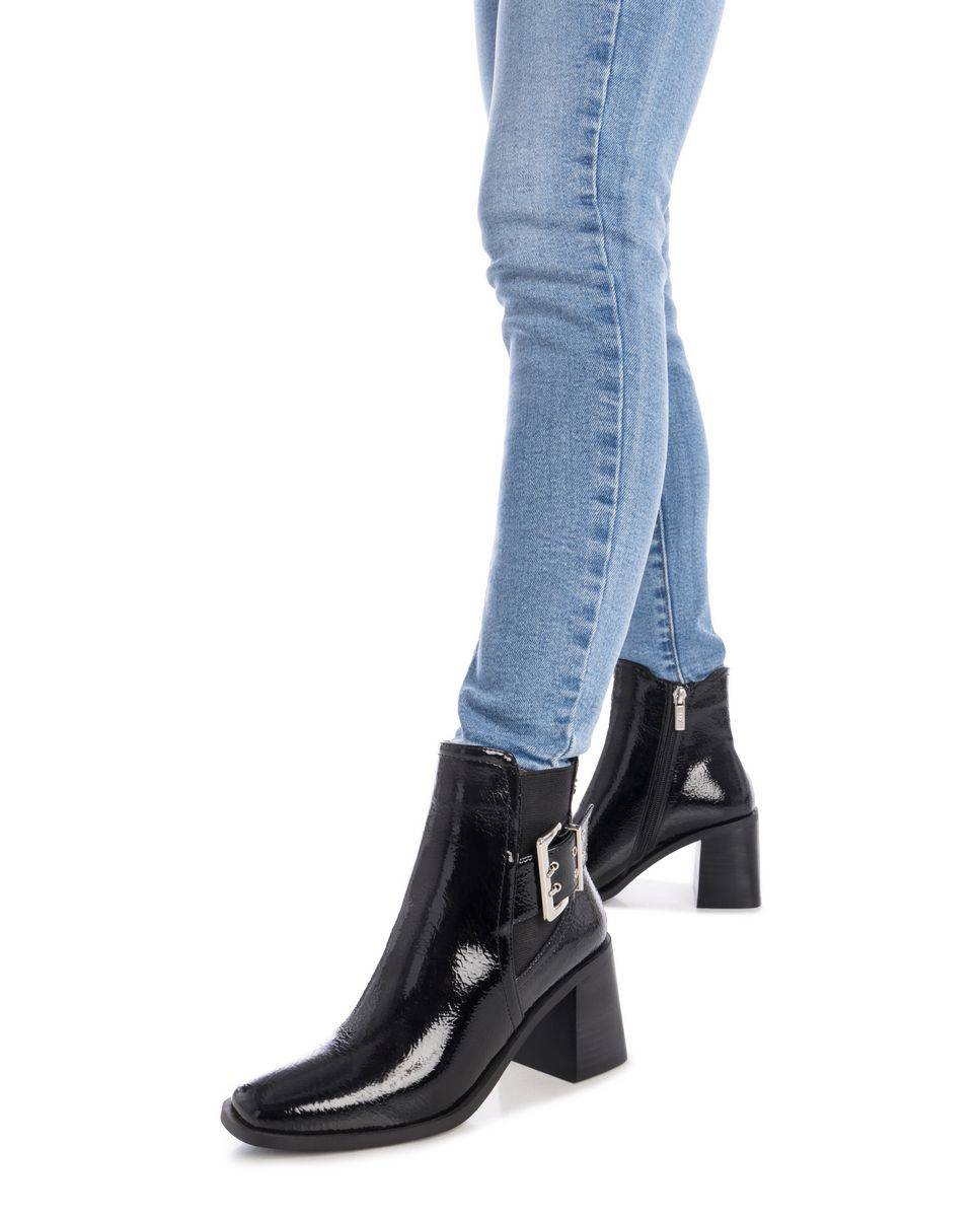 Botines básicos de mujer con cremallera - Xti - Negro Negro-2
