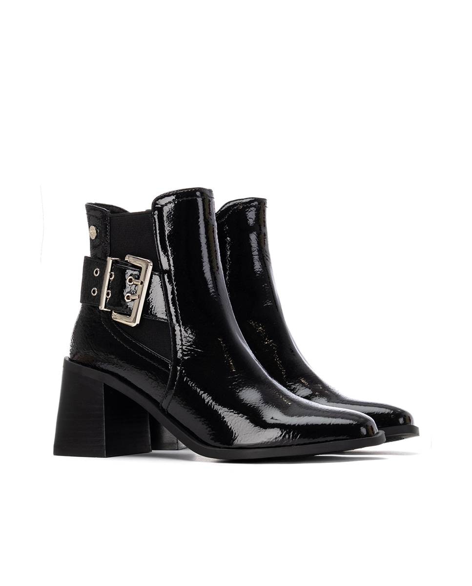 Botines básicos de mujer con cremallera - Xti - Negro Negro-5