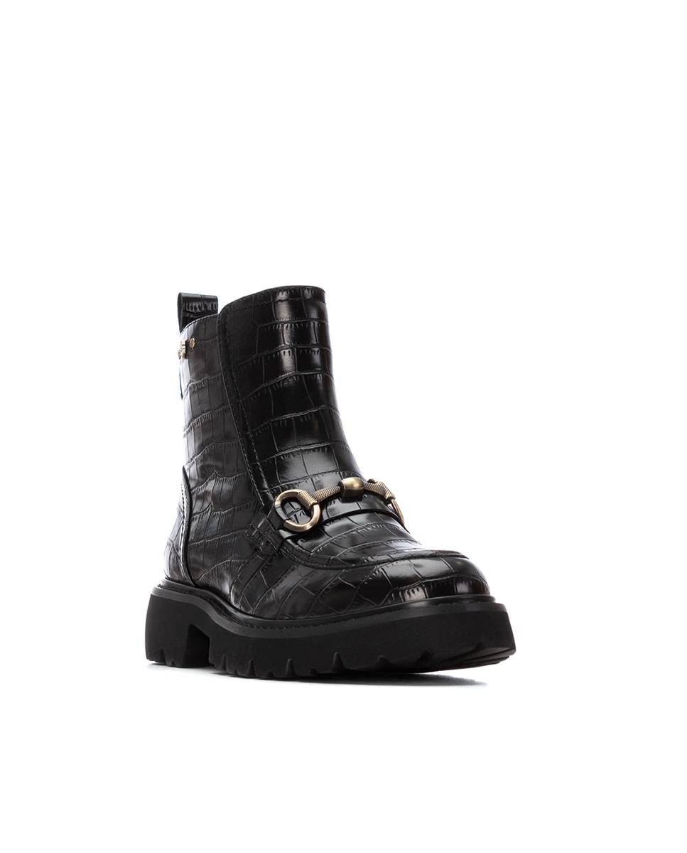 Botines de mujer con hebillas - Carmela - Negro Negro-3