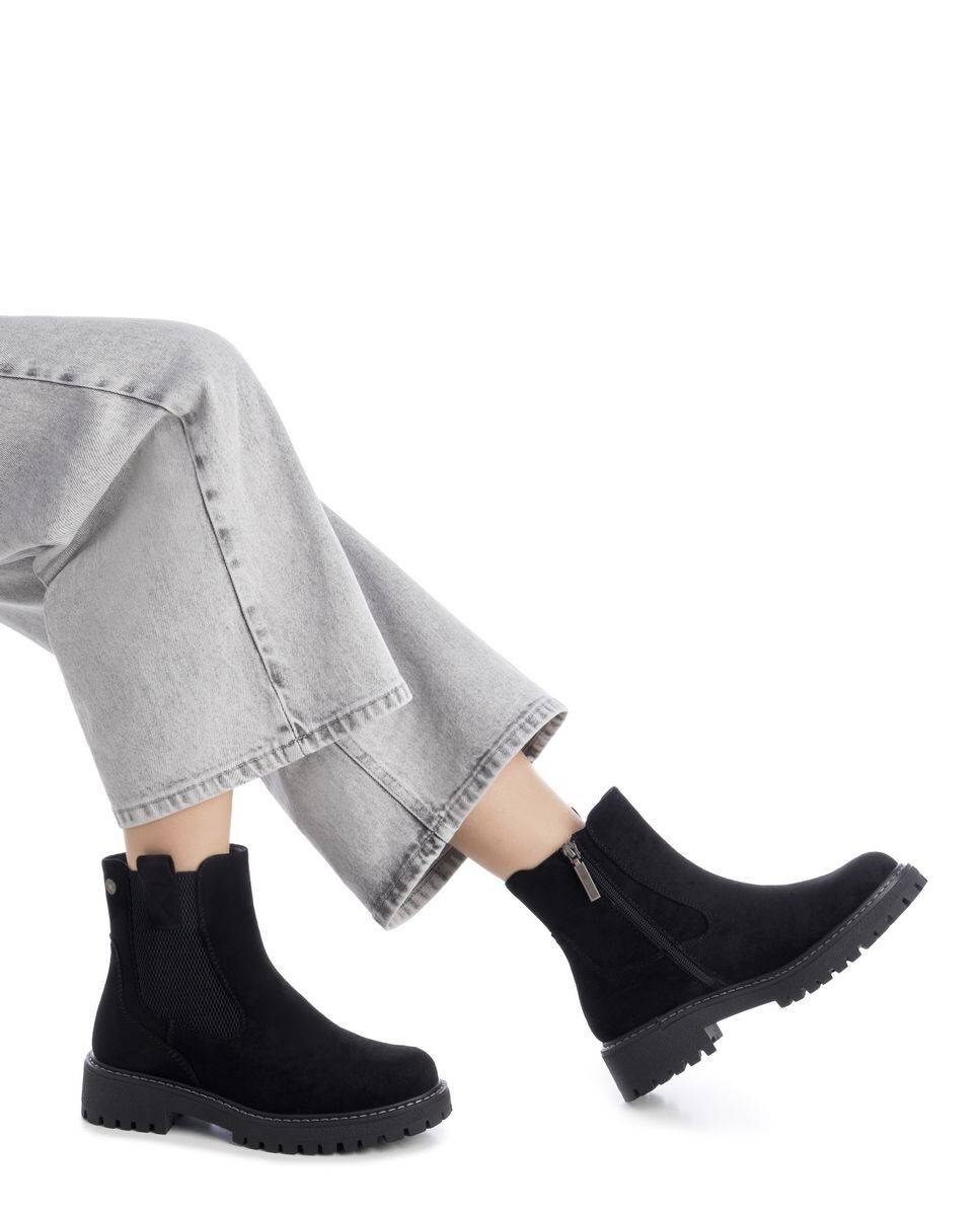 Botín de mujer chelsea de antelina - Refresh - Negro Negro-2