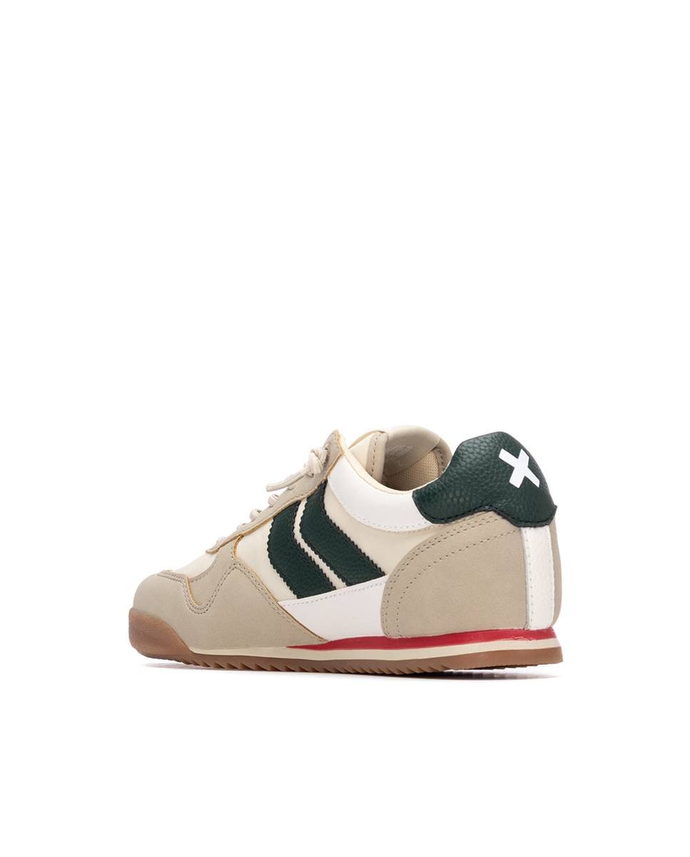Zapatillas deportivas de mujer con cordones y suela baja - Xti - Beige Beige-4
