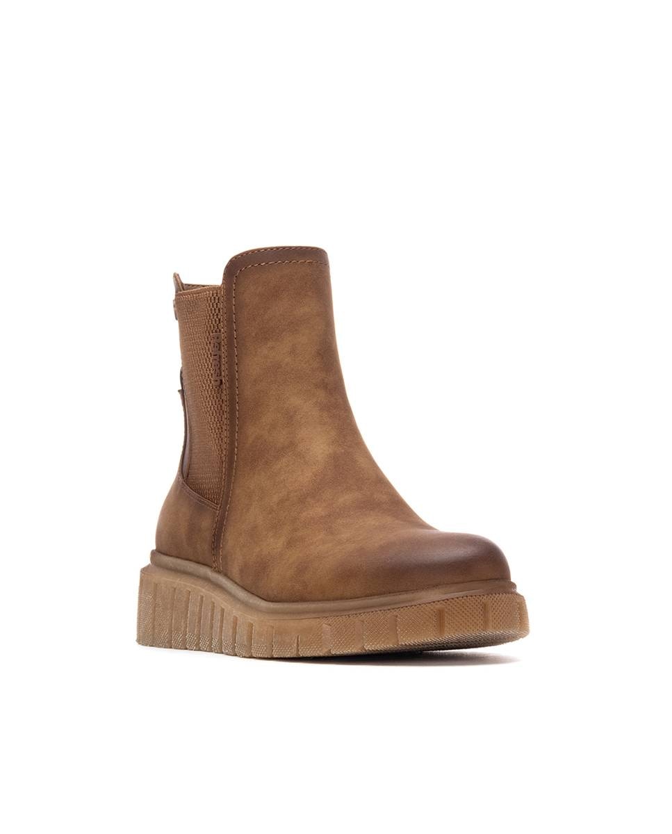 Botín de mujer chelsea de antelina - Refresh - Camel Camel-3