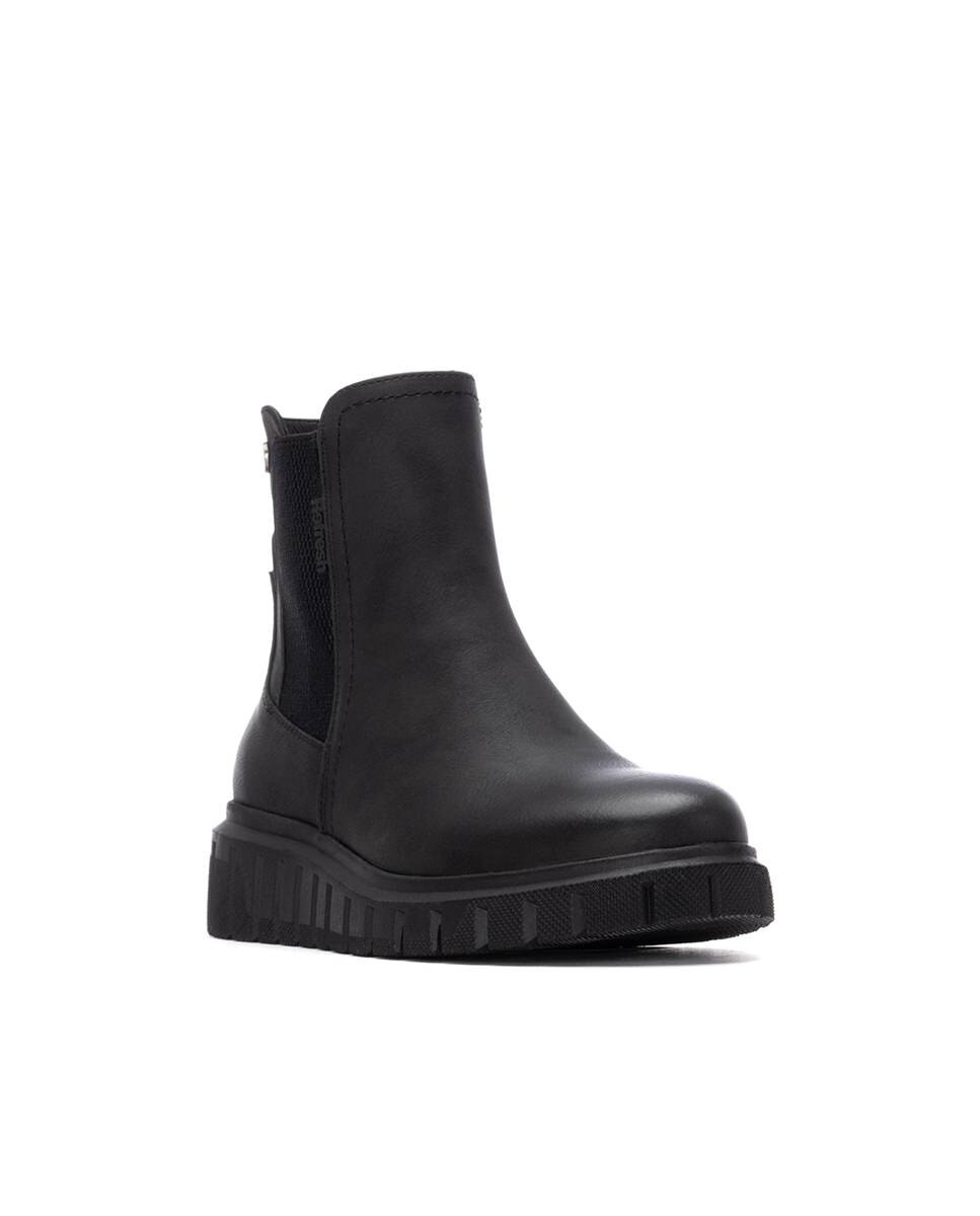 Botín de mujer chelsea de antelina - Refresh - Negro Negro-3