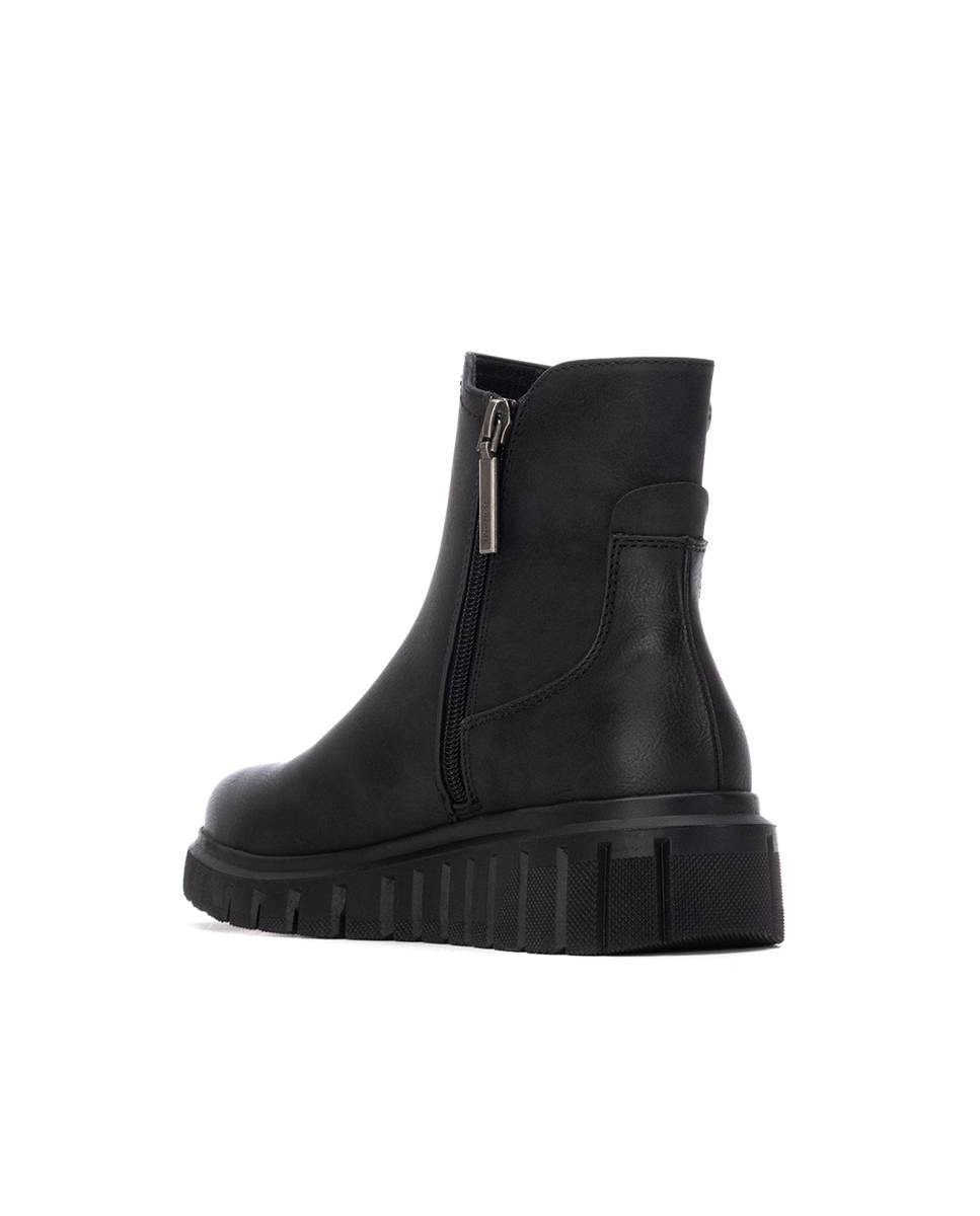Botín de mujer chelsea de antelina - Refresh - Negro Negro-4