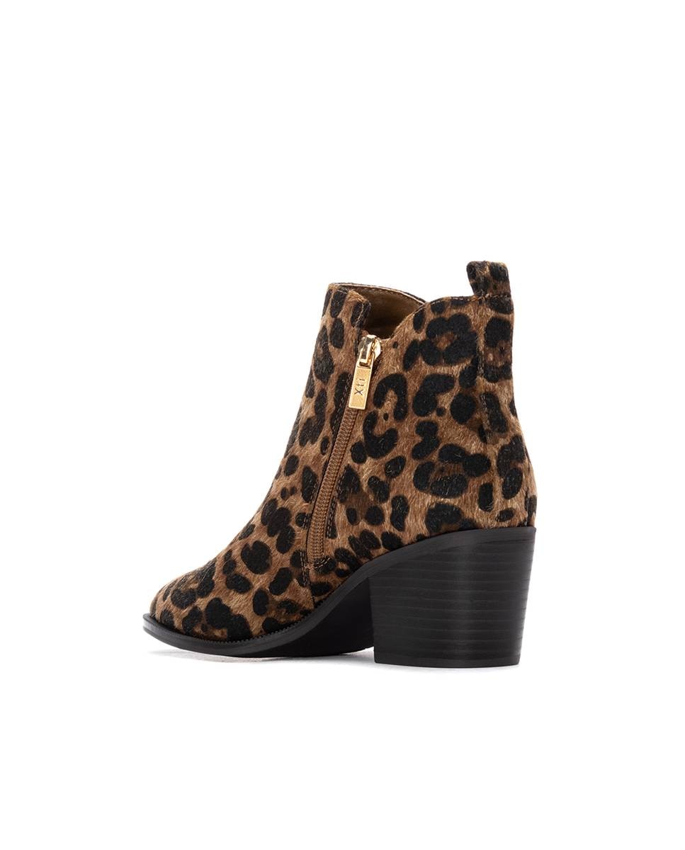 Botines de mujer con cremallera - Xti - Camel Camel-2