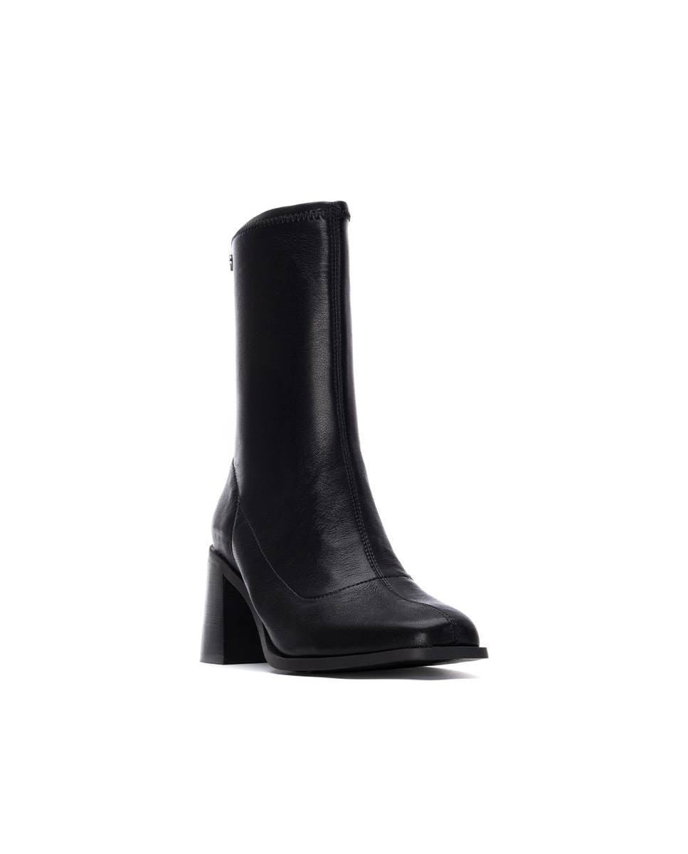 Botines de mujer con tacón - Xti - Negro Negro-3