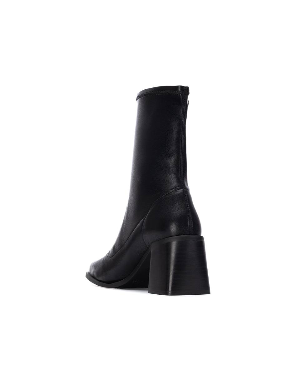 Botines de mujer con tacón - Xti - Negro Negro-4