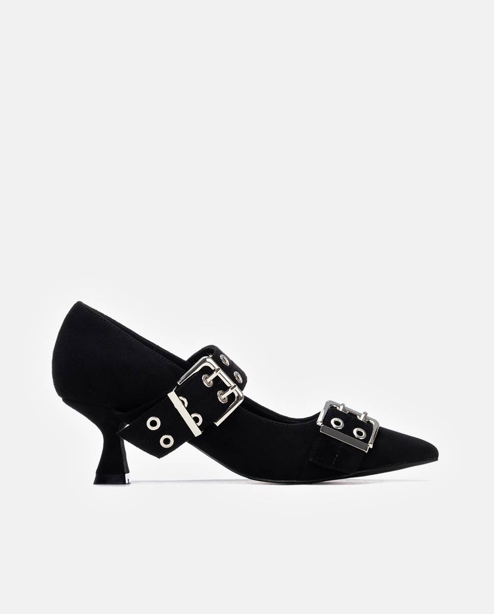 Refresh - Zapatos de salón de mujer con hebillas decorativas.