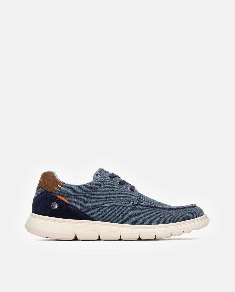 Refresh - Náuticos de hombre en material textil y cordones.