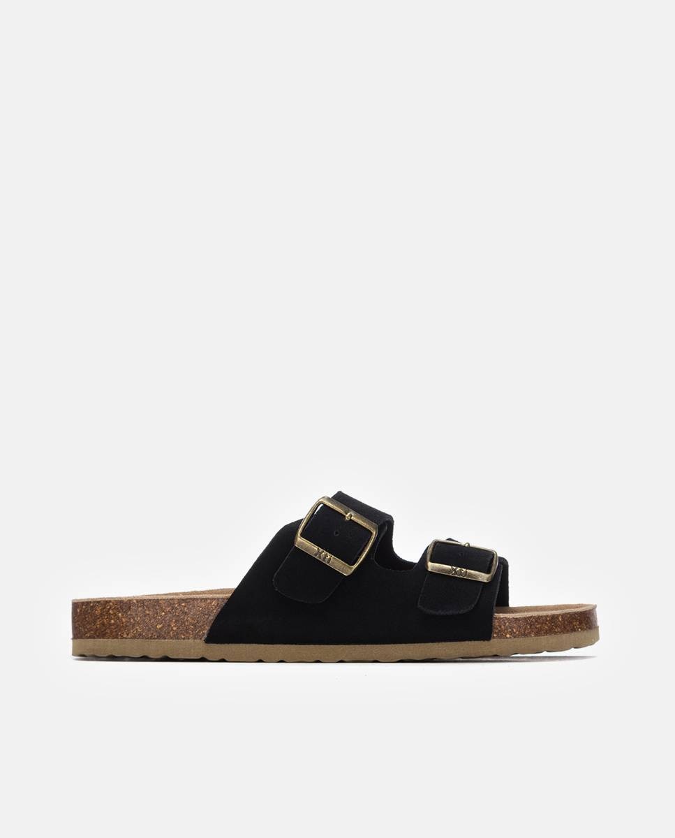 Xti - Sandalias de hombre de piel con doble tira.