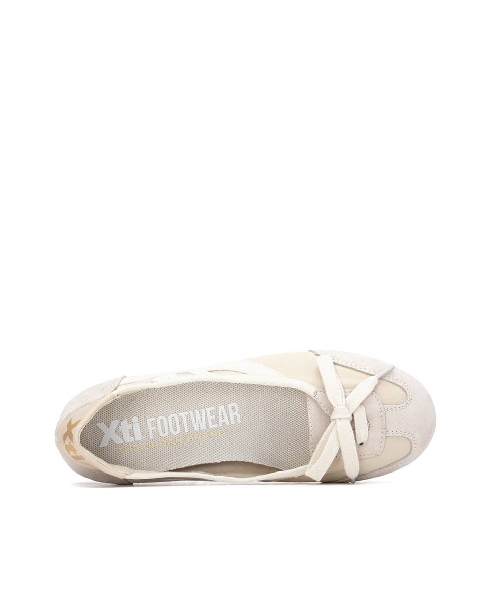 Bailarinas de mujer deportivas con suela de goma - Xti - Blanco Blanco-5